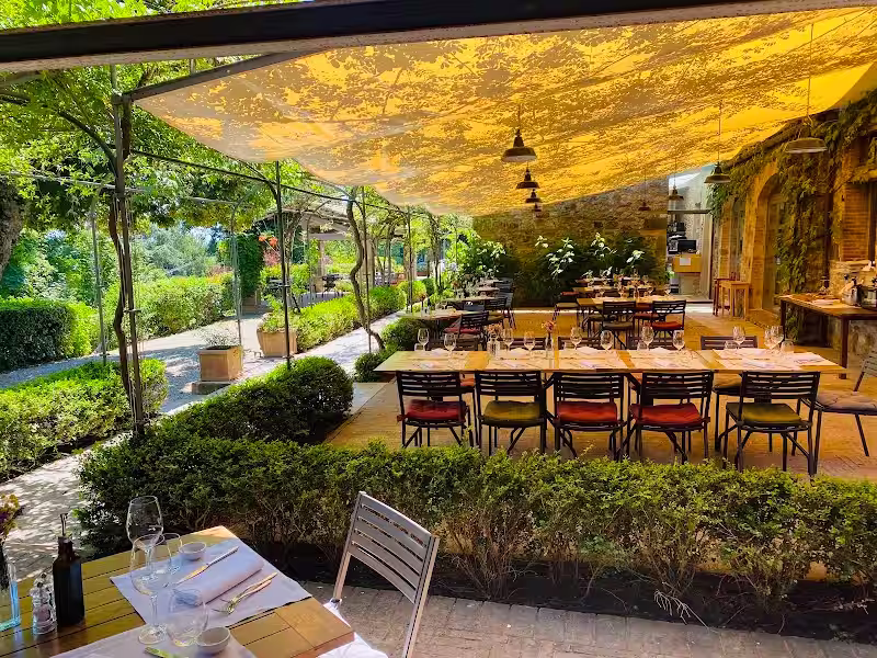 Badia a Coltibuono restaurant Chianti